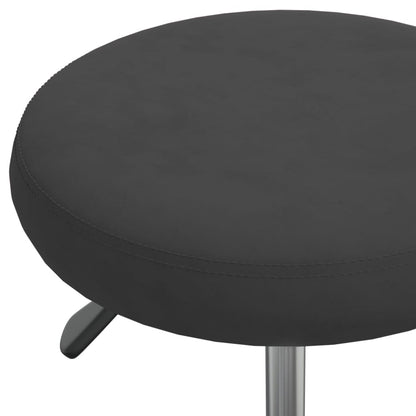 vidaXL Office Swivel Chair Black Velvet