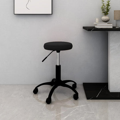 vidaXL Office Swivel Chair Black Velvet