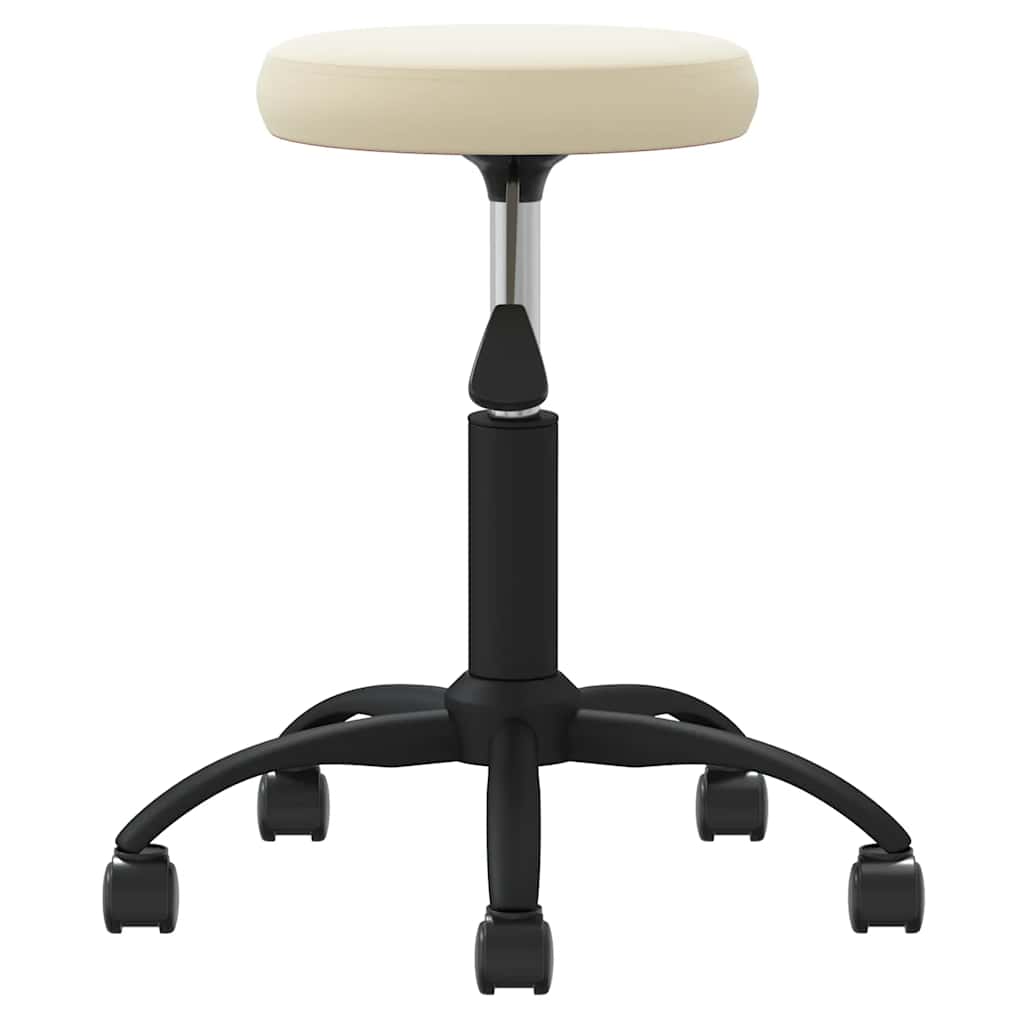 vidaXL Office Swivel Chair Cream Velvet