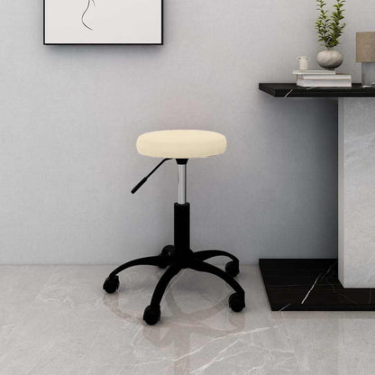 vidaXL Office Swivel Chair Cream Velvet
