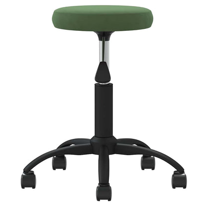 vidaXL Office Swivel Chair Dark Green Velvet