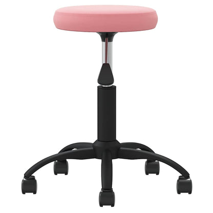 vidaXL Office Swivel Chair Pink Velvet