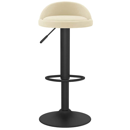 vidaXL Bar Stool Cream Velvet