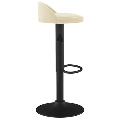 vidaXL Bar Stool Cream Velvet