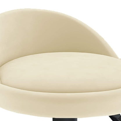 vidaXL Bar Stool Cream Velvet