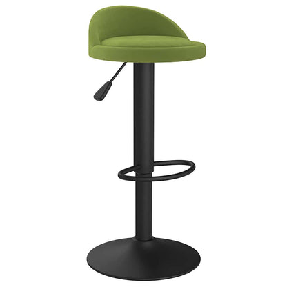 vidaXL Bar Stool Light Green Velvet