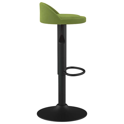 vidaXL Bar Stool Light Green Velvet