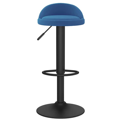 vidaXL Bar Stool Blue Velvet