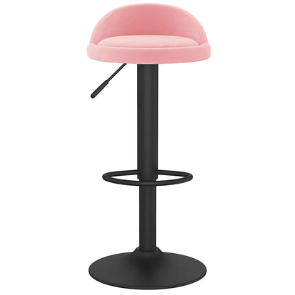 vidaXL Bar Stool Pink Velvet