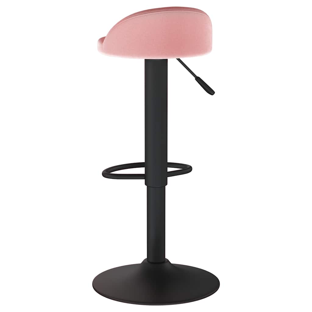 vidaXL Bar Stool Pink Velvet