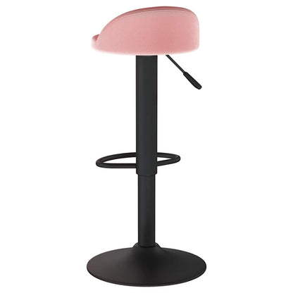 vidaXL Bar Stool Pink Velvet
