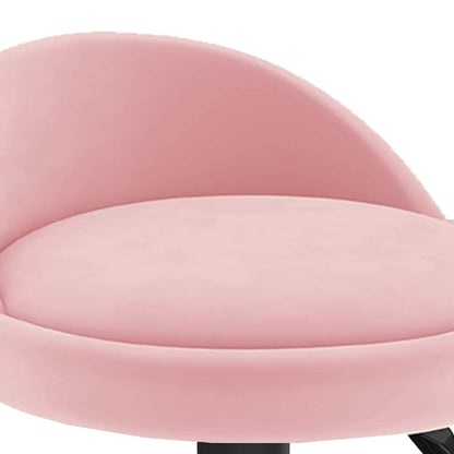 vidaXL Bar Stool Pink Velvet