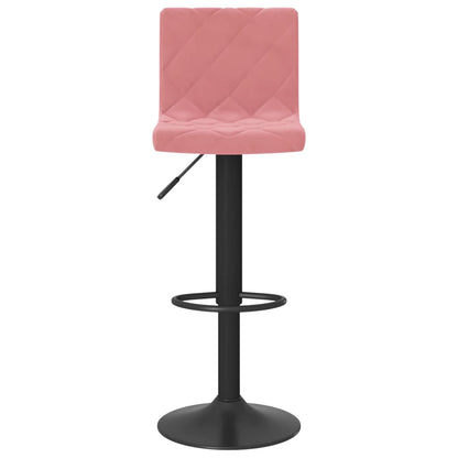 vidaXL Bar Stools 2 pcs Pink Velvet