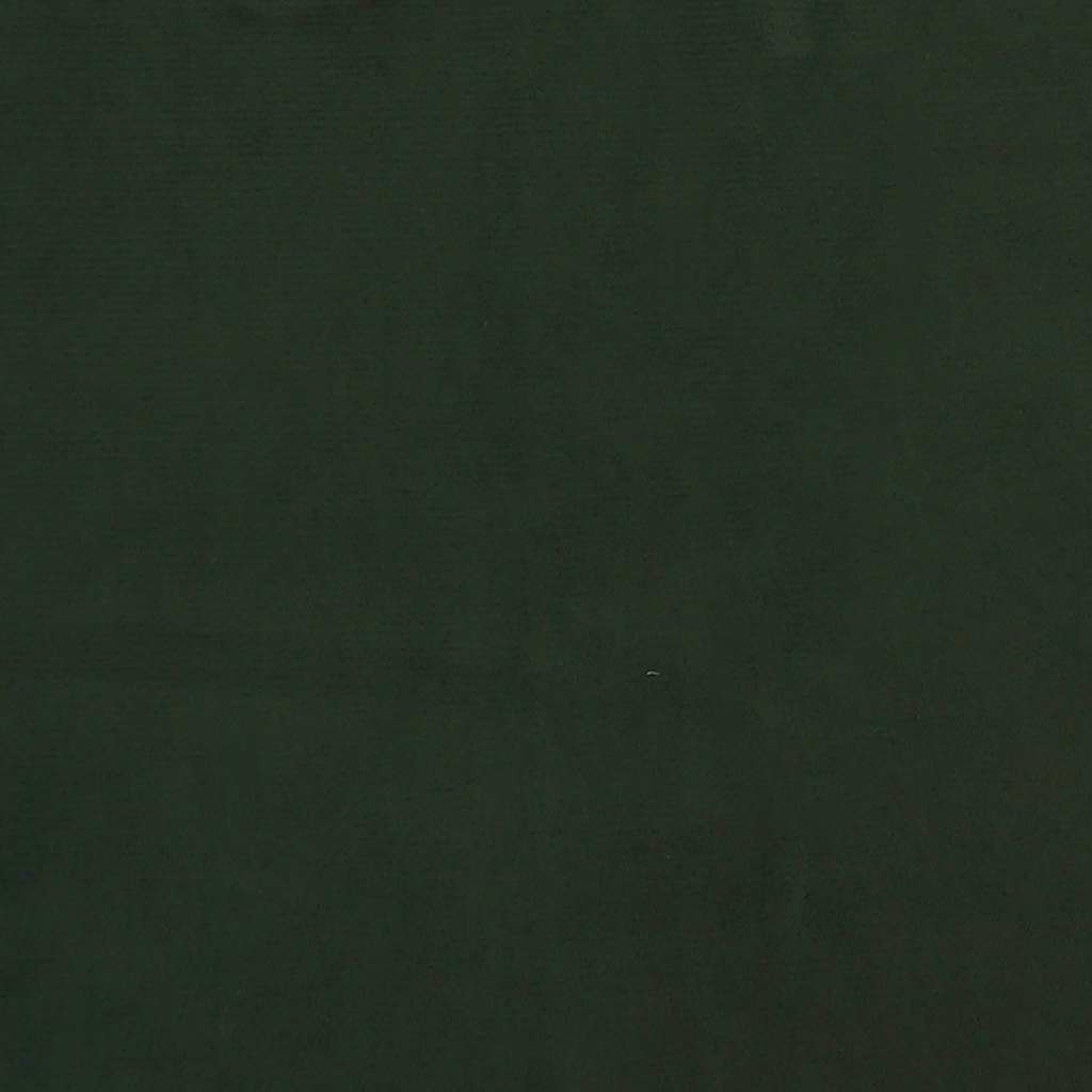vidaXL Bar Stools 2 pcs Dark Green Velvet