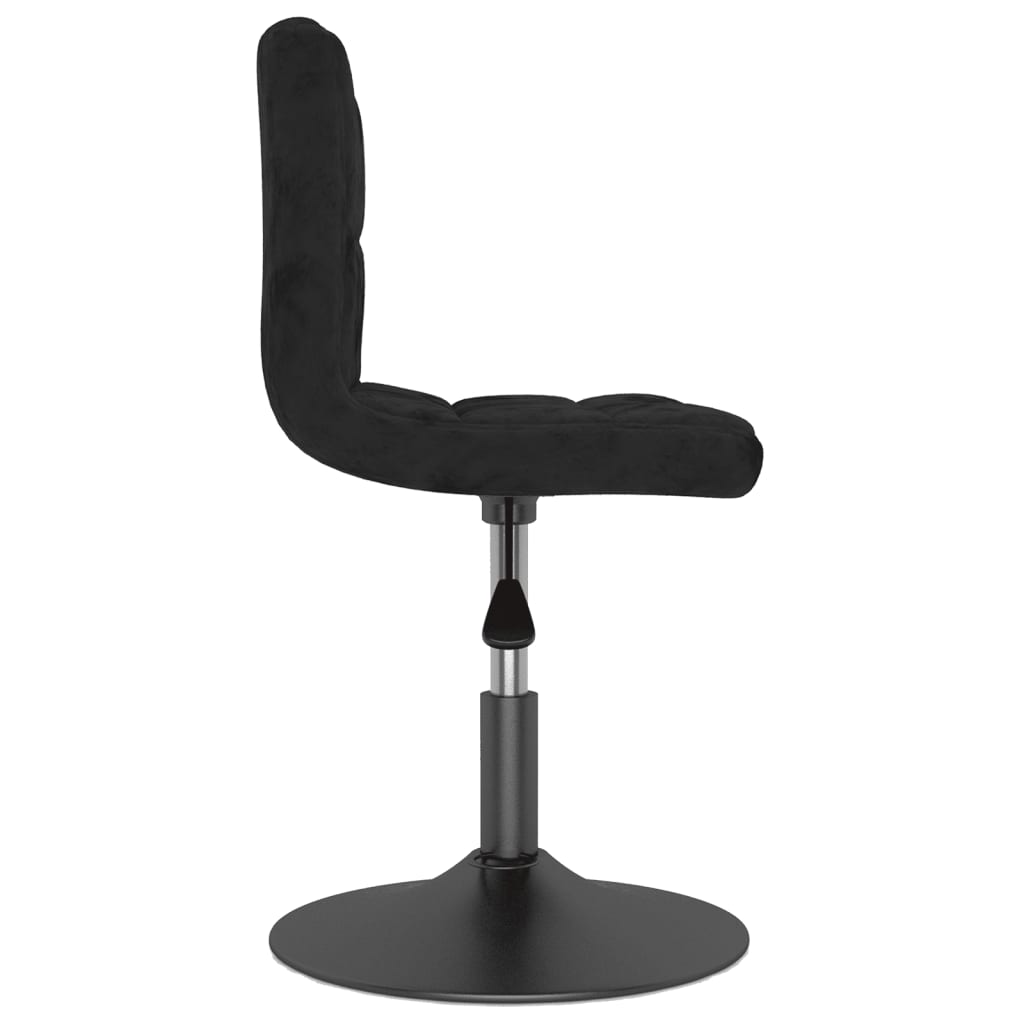 vidaXL Swivel Bar Stool Black Velvet