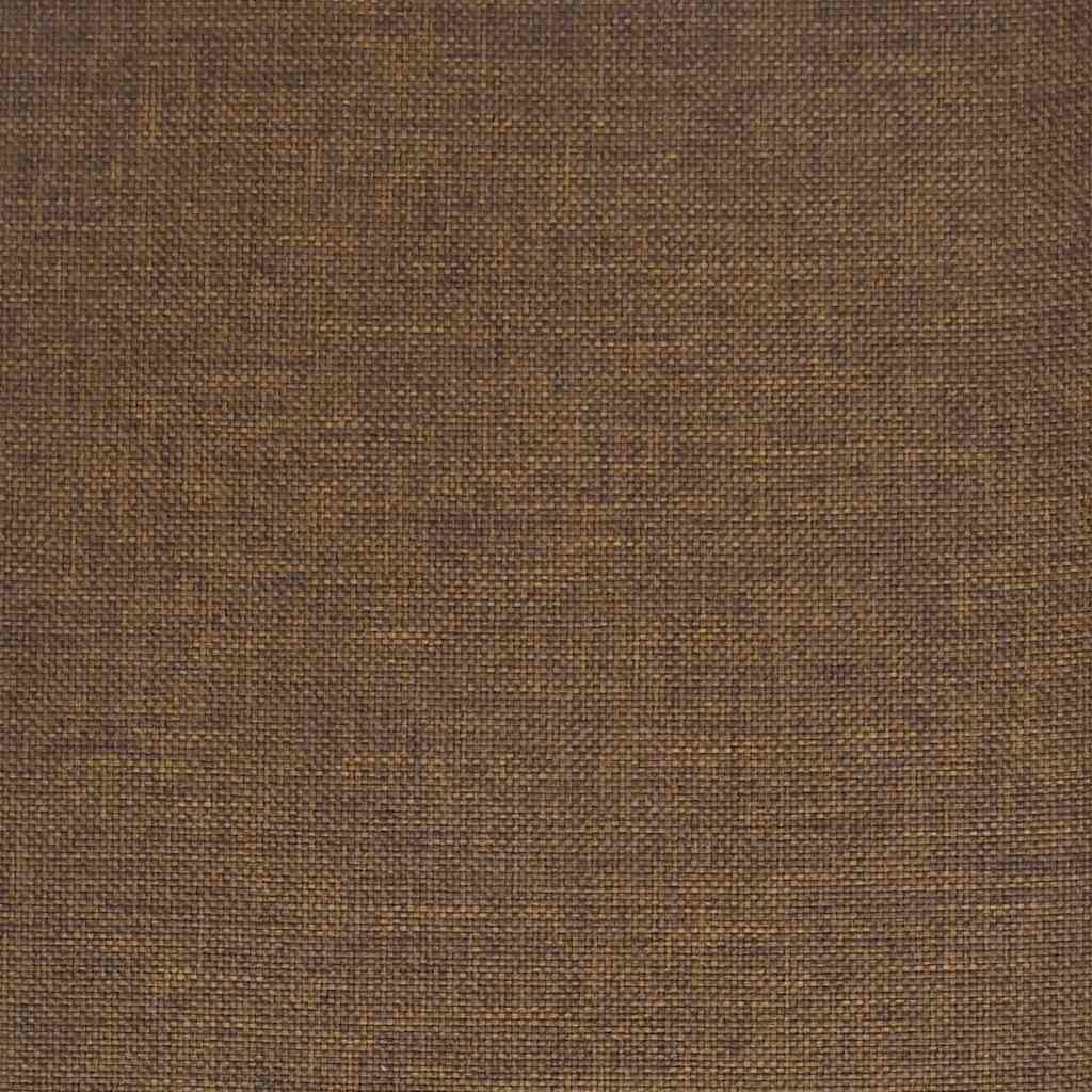 vidaXL Swivel Office Chair Brown Fabric