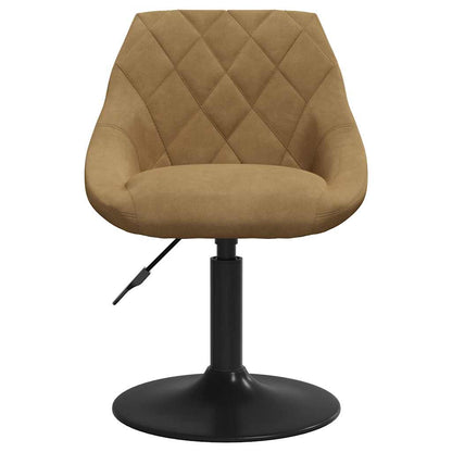 vidaXL Bar Stool Brown Velvet
