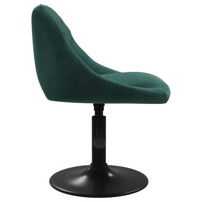 vidaXL Bar Stool Dark Green Velvet