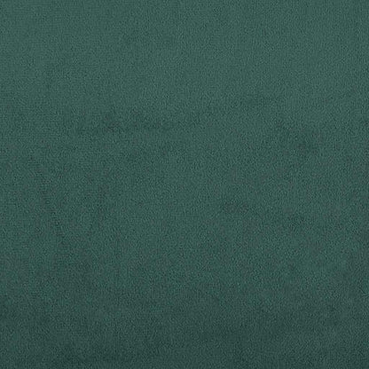 vidaXL Bar Stool Dark Green Velvet