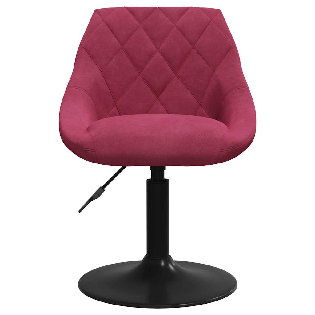 vidaXL Bar Stool Wine Red Velvet