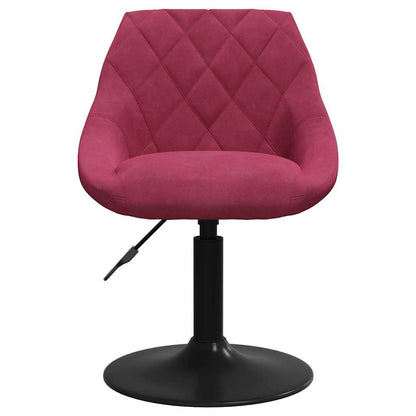 vidaXL Bar Stool Wine Red Velvet
