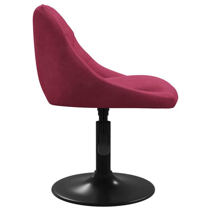 vidaXL Bar Stool Wine Red Velvet
