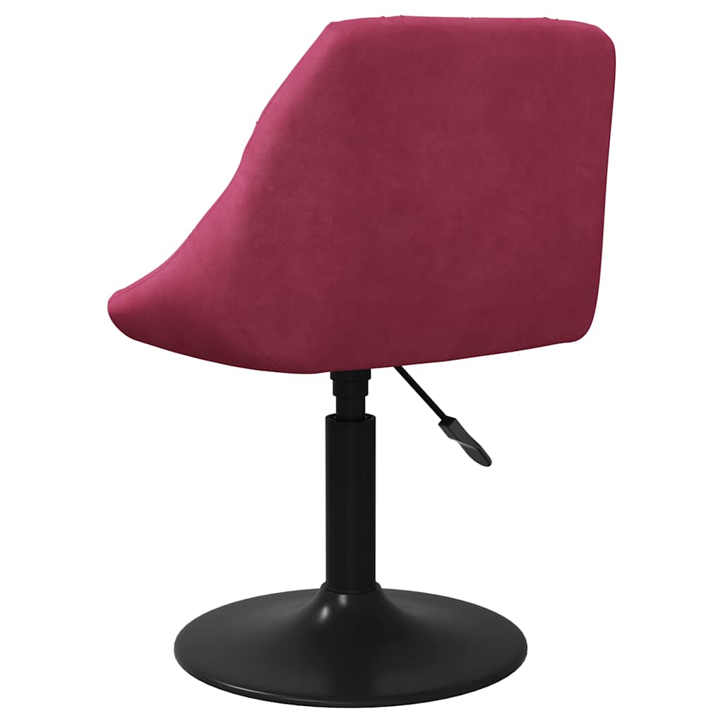 vidaXL Bar Stool Wine Red Velvet