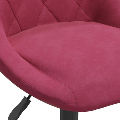 vidaXL Bar Stool Wine Red Velvet