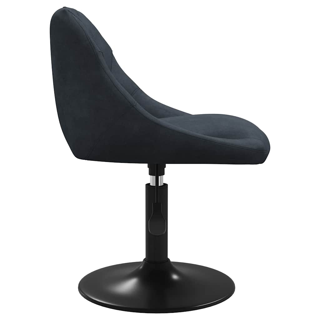 vidaXL Swivel Dining Chairs 2 pcs Dark Grey Velvet