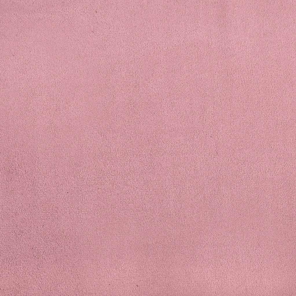 vidaXL Swivel Dining Chairs 2 pcs Pink Velvet