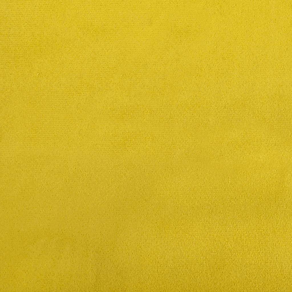 vidaXL Swivel Dining Chairs 2 pcs Mustard Yellow Velvet