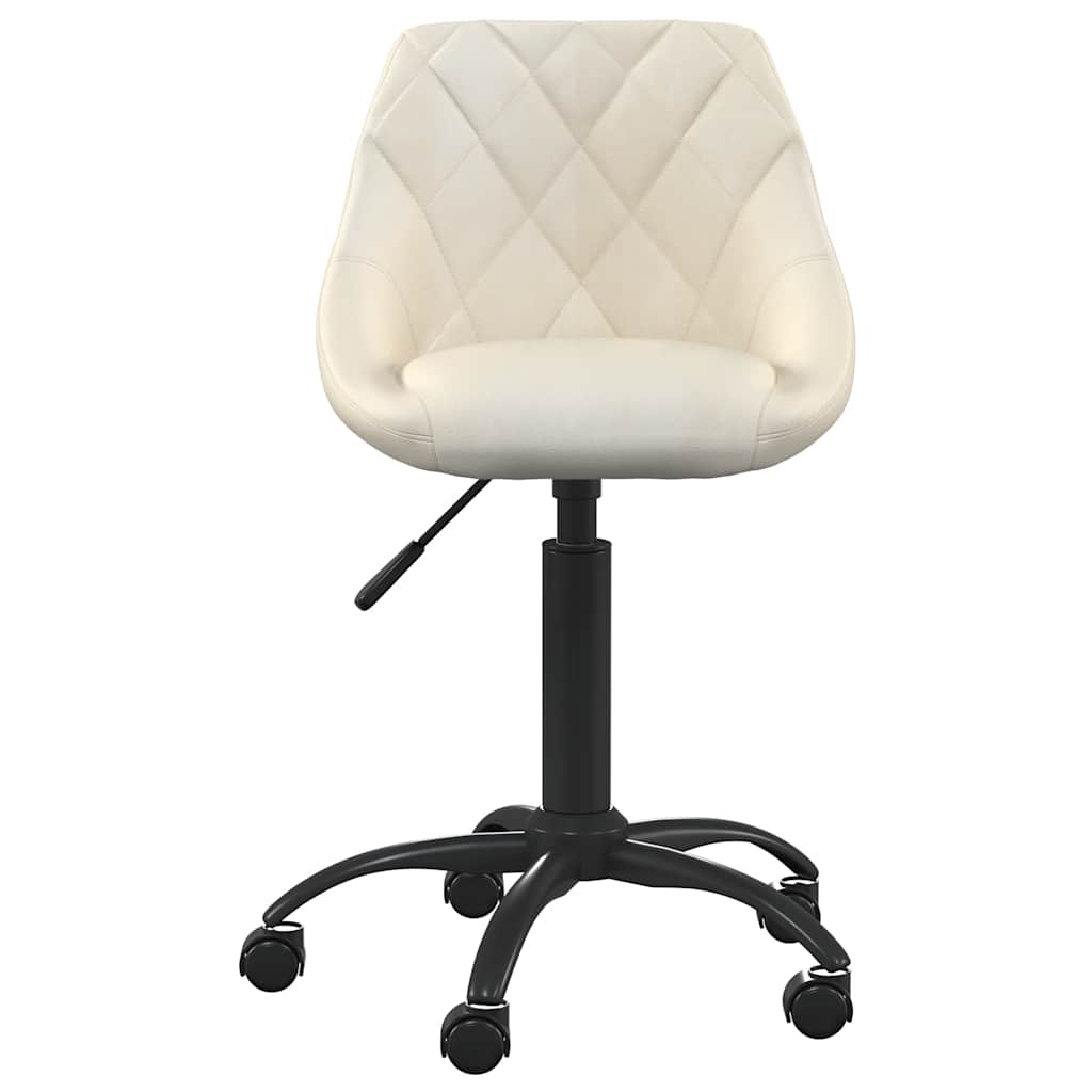 vidaXL Dining Chair Cream Velvet
