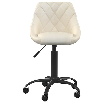 vidaXL Dining Chair Cream Velvet