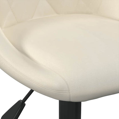 vidaXL Dining Chair Cream Velvet