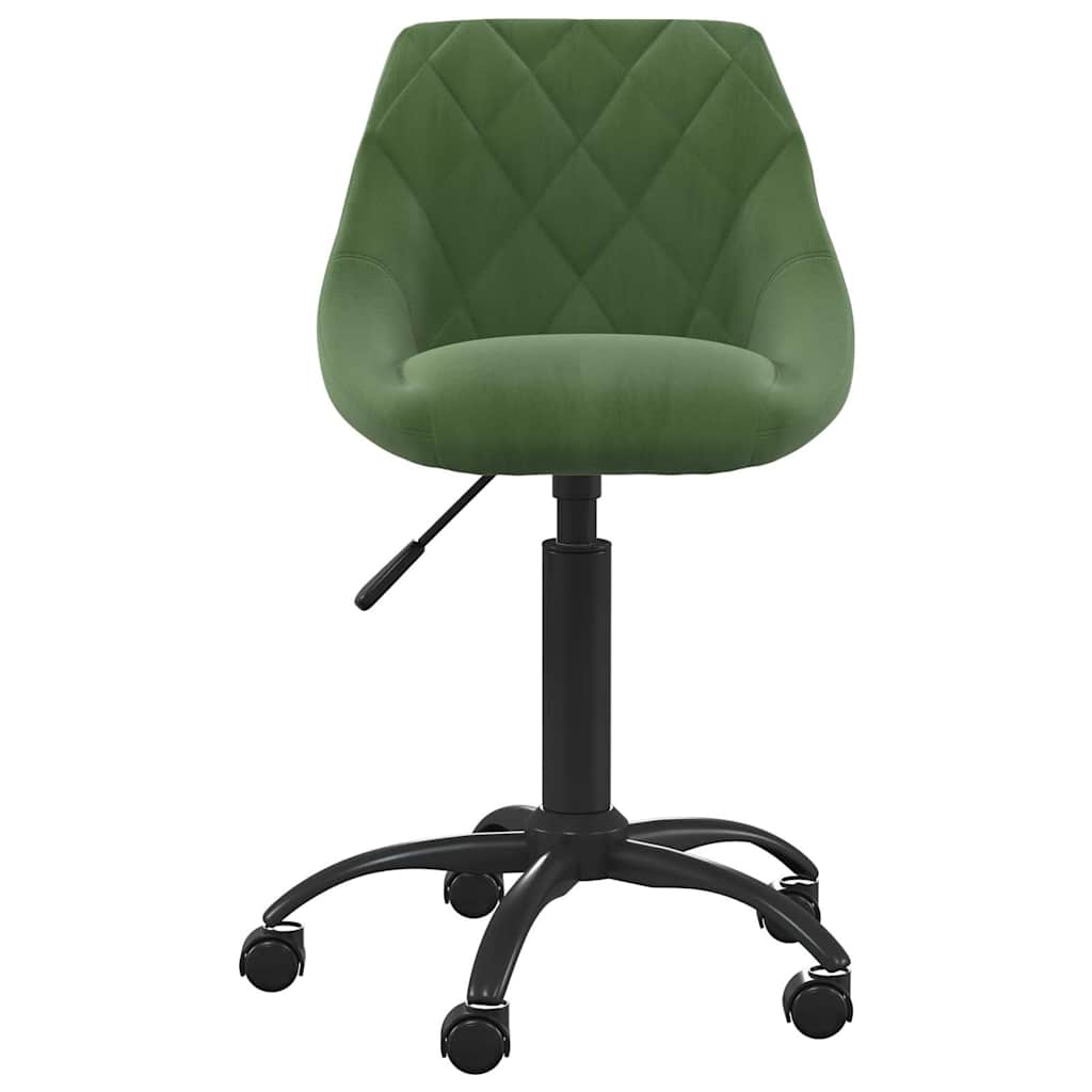 vidaXL Dining Chair Dark Green Velvet