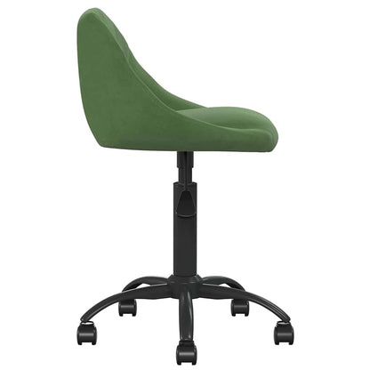 vidaXL Dining Chair Dark Green Velvet