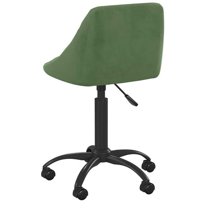 vidaXL Dining Chair Dark Green Velvet