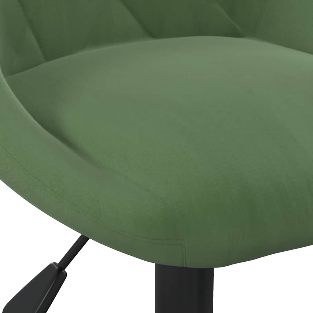 vidaXL Dining Chair Dark Green Velvet