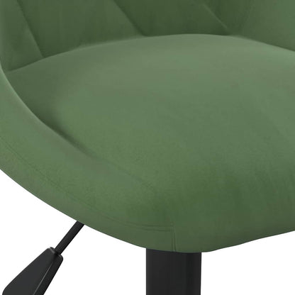 vidaXL Dining Chair Dark Green Velvet