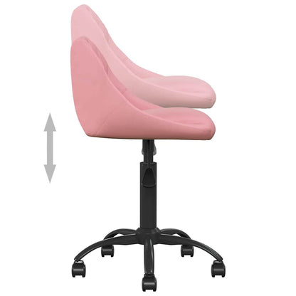 vidaXL Dining Chair Pink Velvet