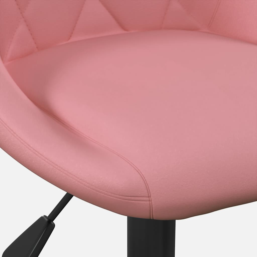 vidaXL Dining Chair Pink Velvet
