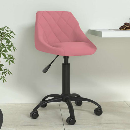 vidaXL Dining Chair Pink Velvet