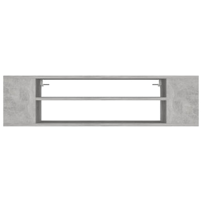 vidaXL Hanging TV Cabinet Concrete Grey 100x30x26.5 cm Engineered Wood