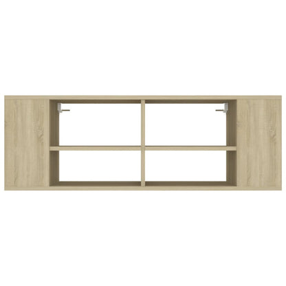 vidaXL Wall-Mounted TV Cabinet Sonoma Oak 102x35x35 cm Engineered Wood