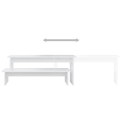 vidaXL TV Cabinet White 180x30x43 cm Engineered Wood