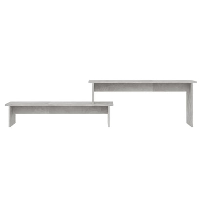 vidaXL TV Cabinet Concrete Grey 180x30x43 cm Engineered Wood