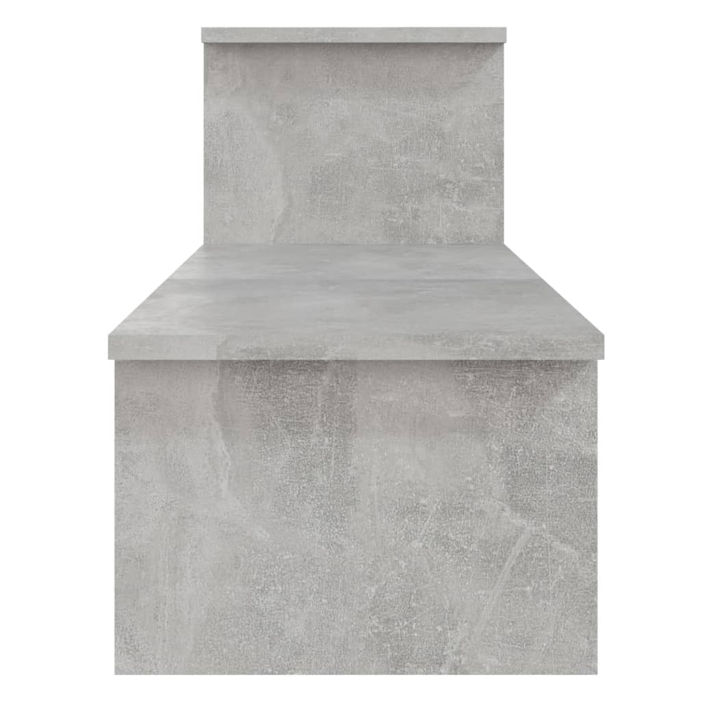vidaXL TV Cabinet Concrete Grey 180x30x43 cm Engineered Wood