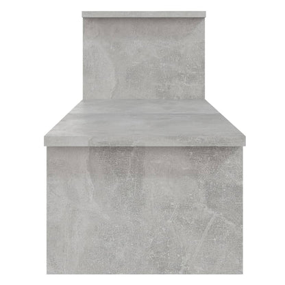 vidaXL TV Cabinet Concrete Grey 180x30x43 cm Engineered Wood