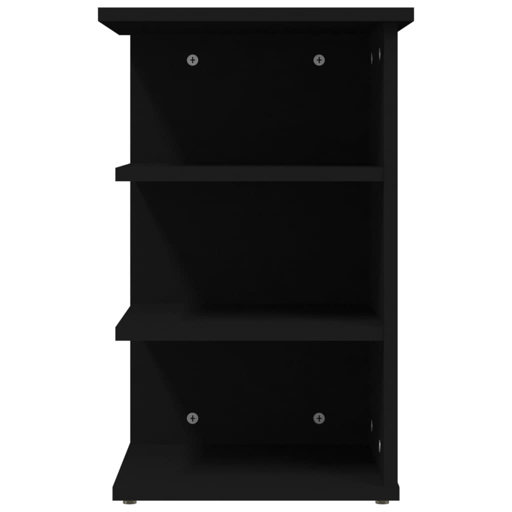 vidaXL Side Cabinet Black 35x35x55 cm Engineered Wood