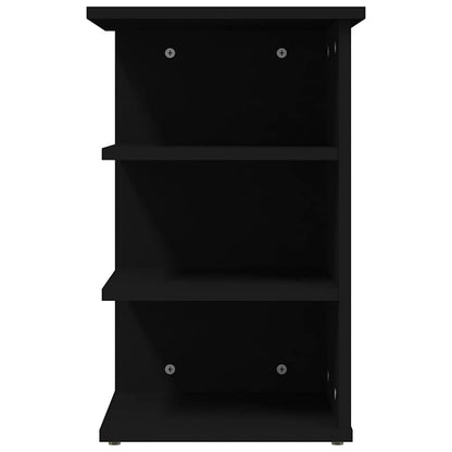 806275 vidaXL Side Cabinet Black 35x35x55 cm Engineered Wood